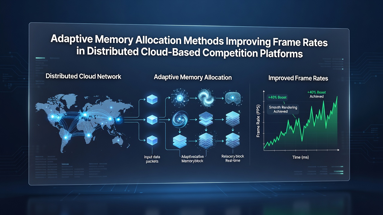 Performance graphs showing frame rate stability in cloud gaming tournaments