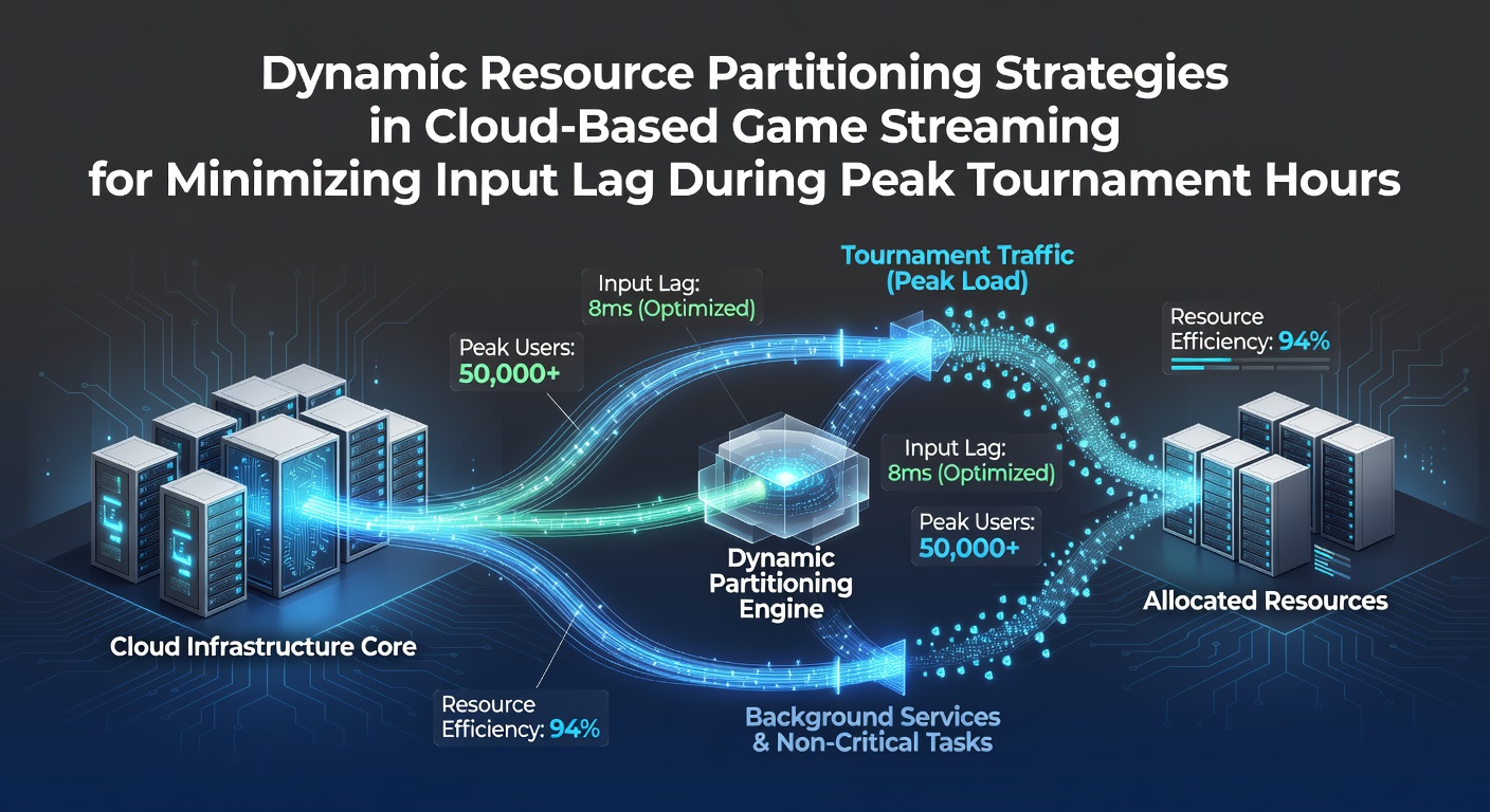 Cloud servers managing resource allocation during high-traffic game streaming sessions